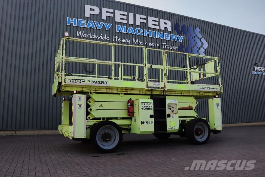 MEC 3392RT-T Diesel, 4x4 Drive, 12m Working Height, 12 Makasli platformlar