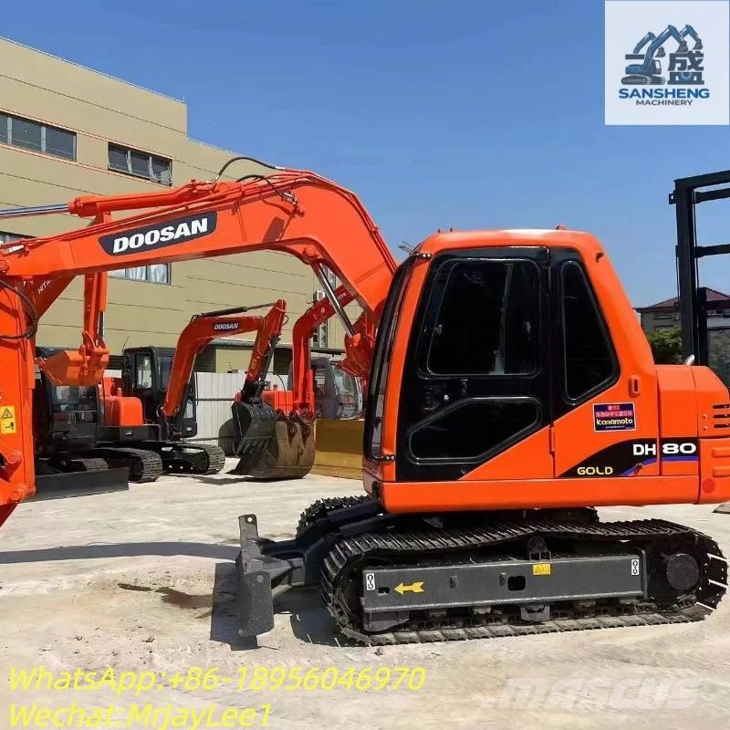 Doosan DH 80 Rupsgraafmachines