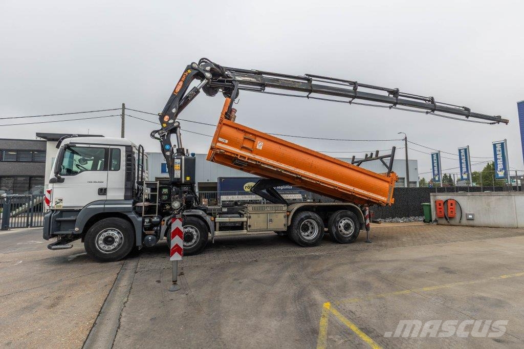 MAN TGS 35.400 BL -8x4H-6+ PM 38.5 SP-LC/7x 傾卸式卡車