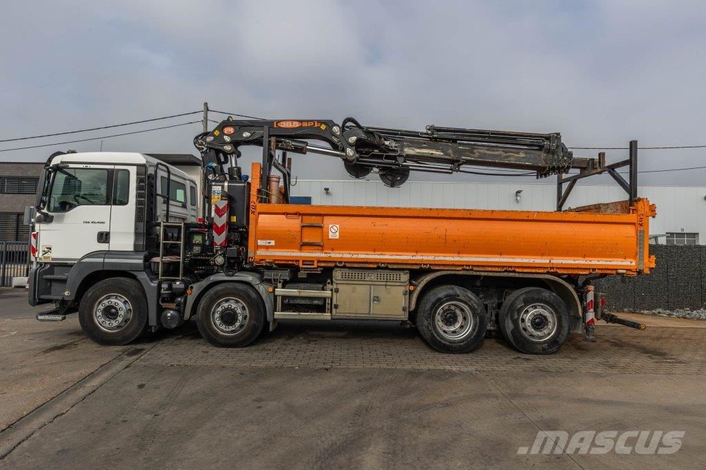 MAN TGS 35.400 BL -8x4H-6+ PM 38.5 SP-LC/7x 傾卸式卡車