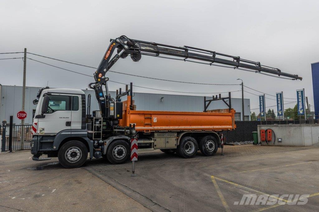 MAN TGS 35.400 BL -8x4H-6+ PM 38.5 SP-LC/7x 傾卸式卡車