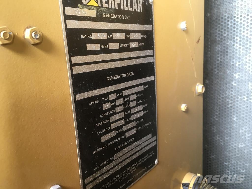 CAT 3306B GENERATOR 225KVA USED Άλλες γεννήτριες