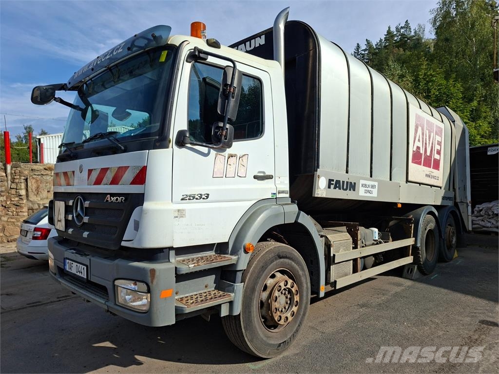 Mercedes-Benz AXOR 2533 L 6X2 새시 운전실 트럭