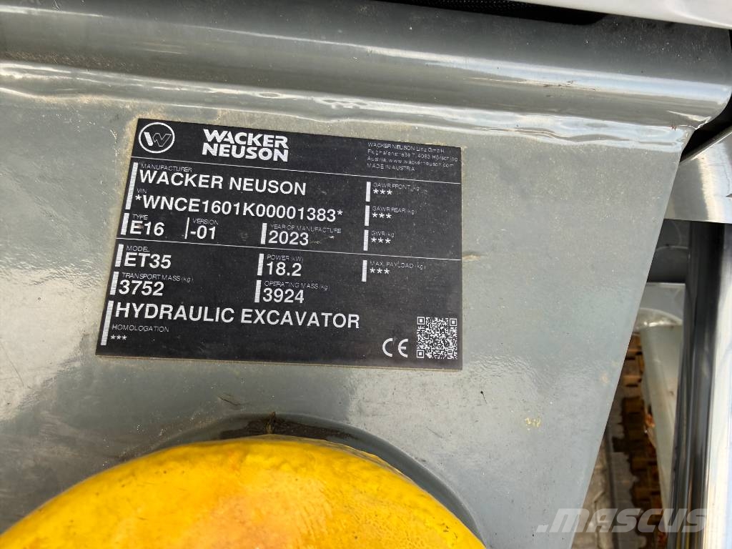Wacker Neuson ET 35 VDS JAK NOWA Mini bagri <7t
