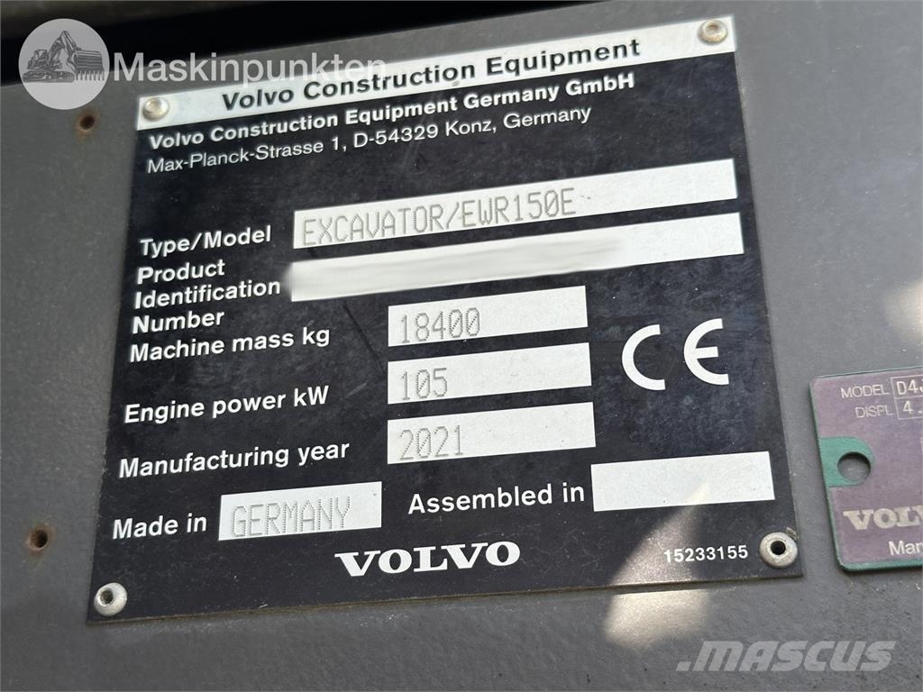 Volvo Ewr150e Hjulgravere