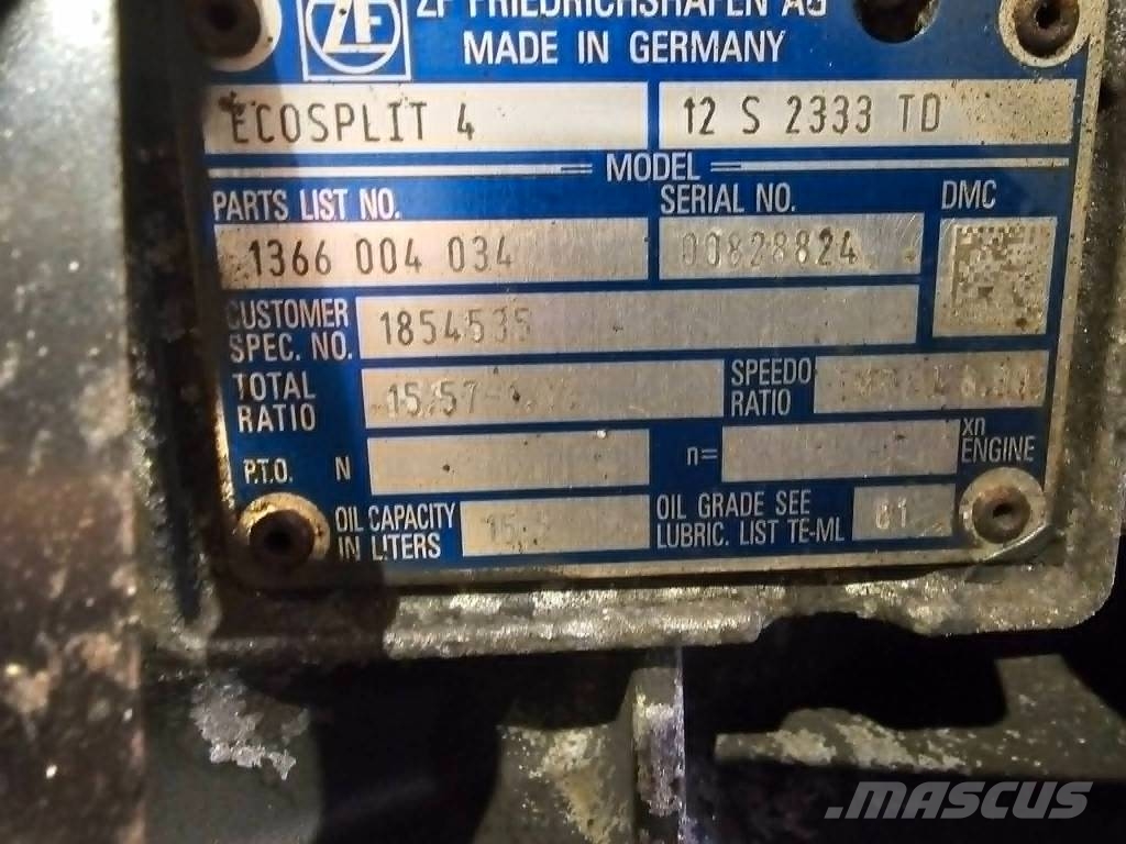 ZF ECOSPLIT 4 Cajas de cambios