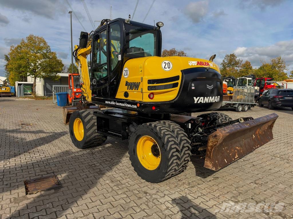Yanmar B110W Powertilt SW hydr. Kamera Bagri na kolesih