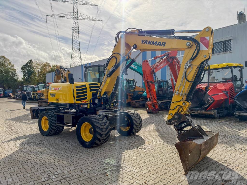 Yanmar B110W Powertilt SW hydr. Kamera Bagri na kolesih