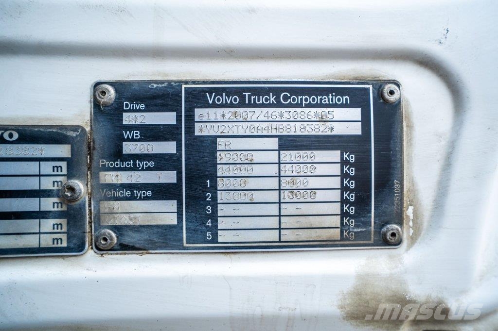 Volvo FMX 460 GLOB + HYDR 트랙터 유닛