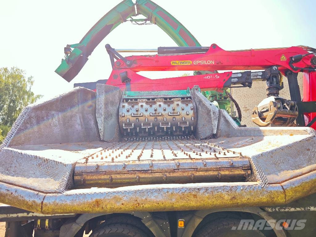 MAN JENZ TGS 33.500 JENZ 583 Palfinger Trituradoras de madera