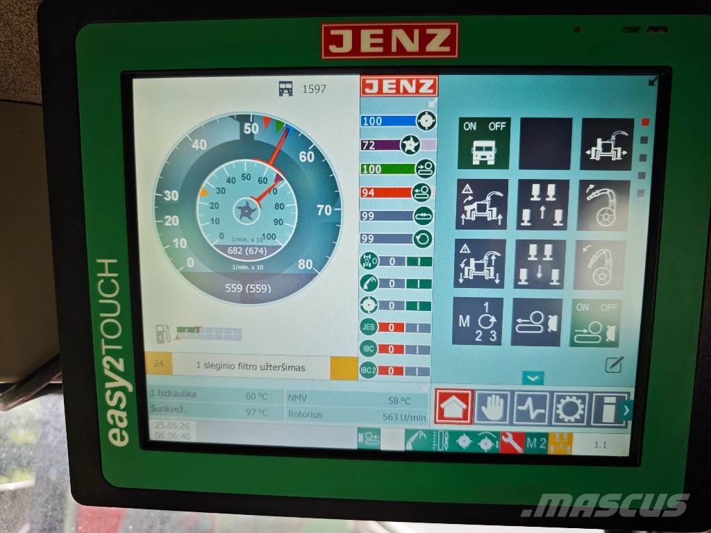 MAN JENZ TGS 33.500 JENZ 583 Palfinger Trituradoras de madera