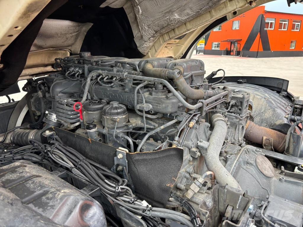 Scania P410 4x4+2 HYDRAULICS / FRONT AXEL 9T Camiones con chasís y cabina
