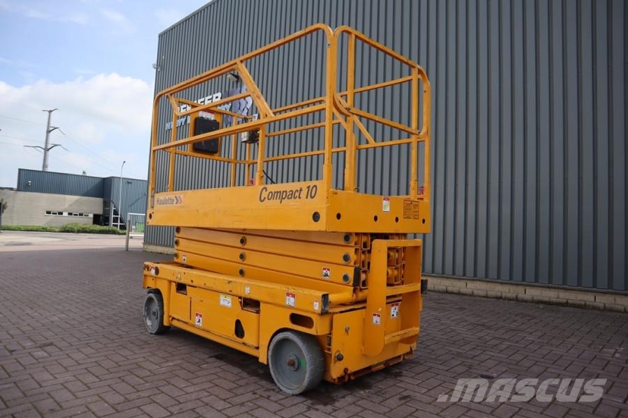 Haulotte Compact 10 Electric, 10m Working Height, 450kg Cap Scissor lifts