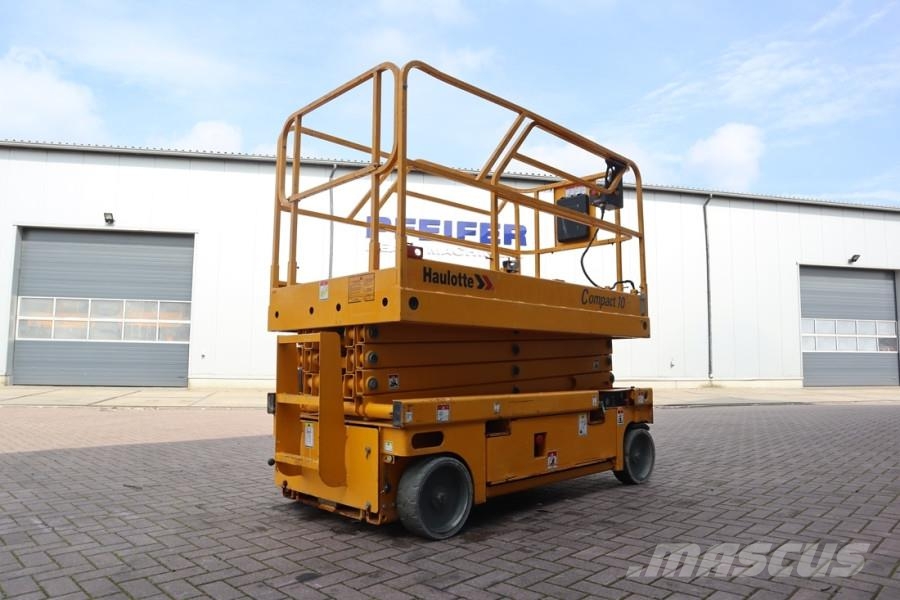 Haulotte Compact 10 Electric, 10m Working Height, 450kg Cap Scissor lifts