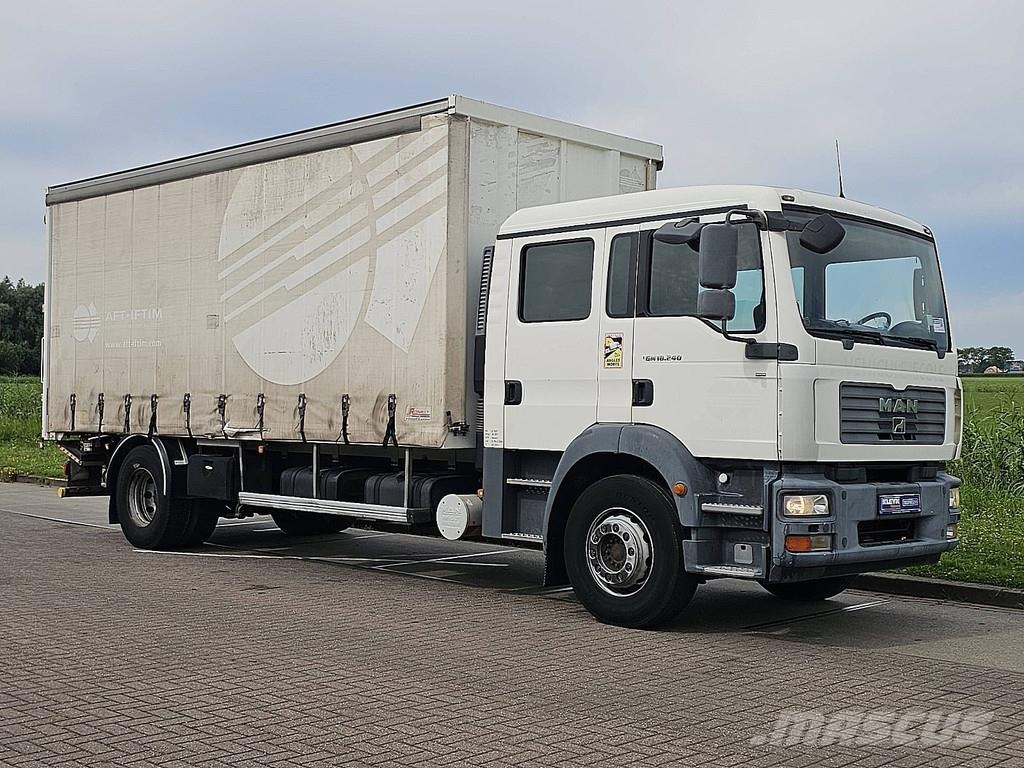 MAN 18.240 TGM DOKA DOUBLE CABIN شاحنات ذات هيكل صندوقي