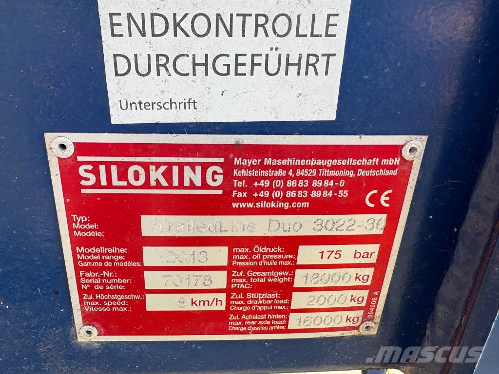 Siloking Trailed line Duo 3022-30 動物進料機
