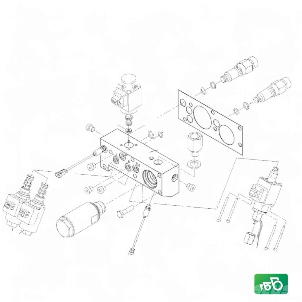 Fendt 714 Vario 3019539 G718100600011 Hydraulic Valve Bl Hüdraulika