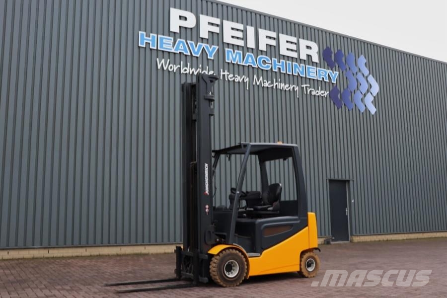Jungheinrich EFG425K Electric, Lifting Height 7500mm, Freelift Dieselmotviktstruckar