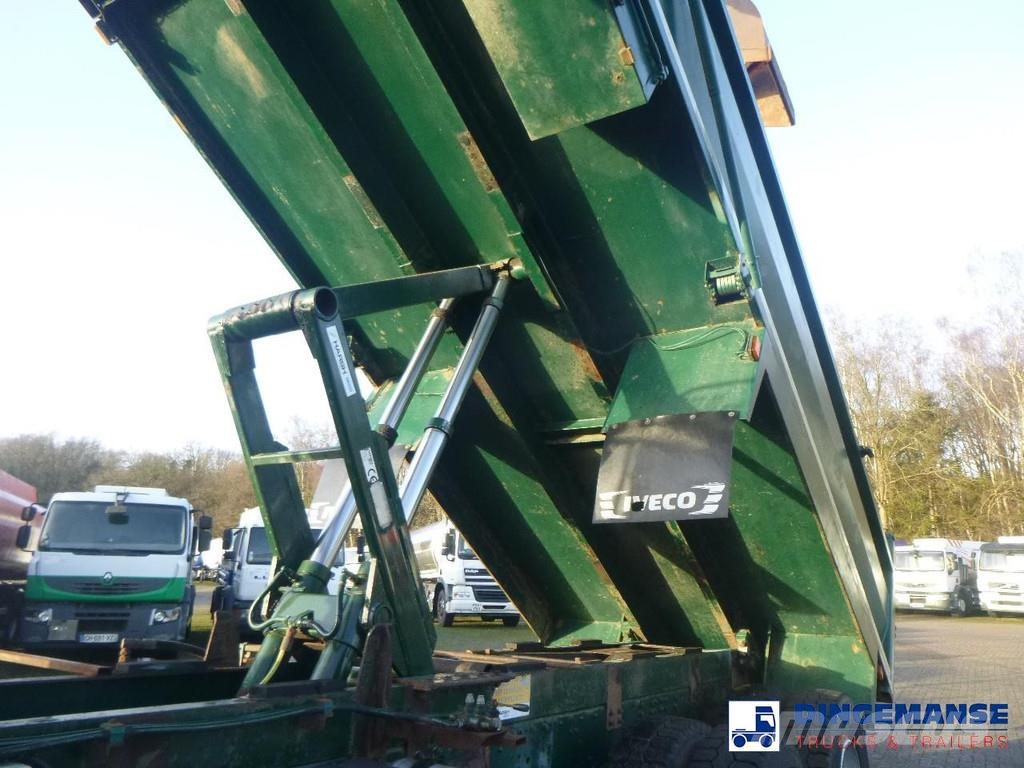 Iveco AD340T36 8x4 RHD tipper + HMF 1244 Z1 All-Terrain-Krane