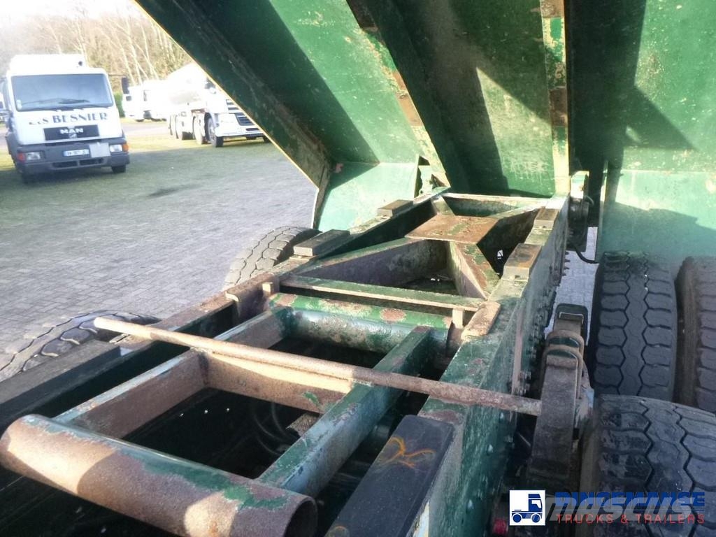 Iveco AD340T36 8x4 RHD tipper + HMF 1244 Z1 All-Terrain-Krane