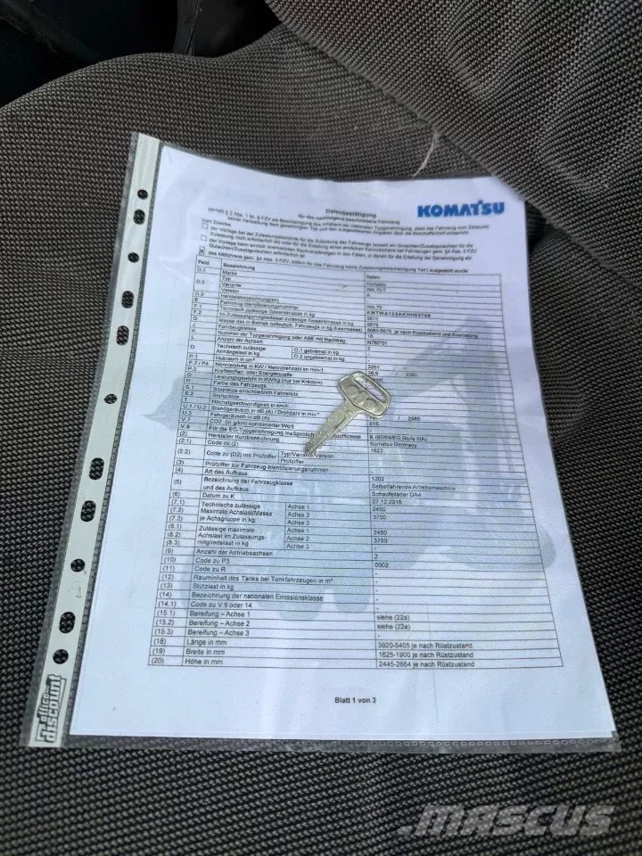 Komatsu WA 70 Hjullastare