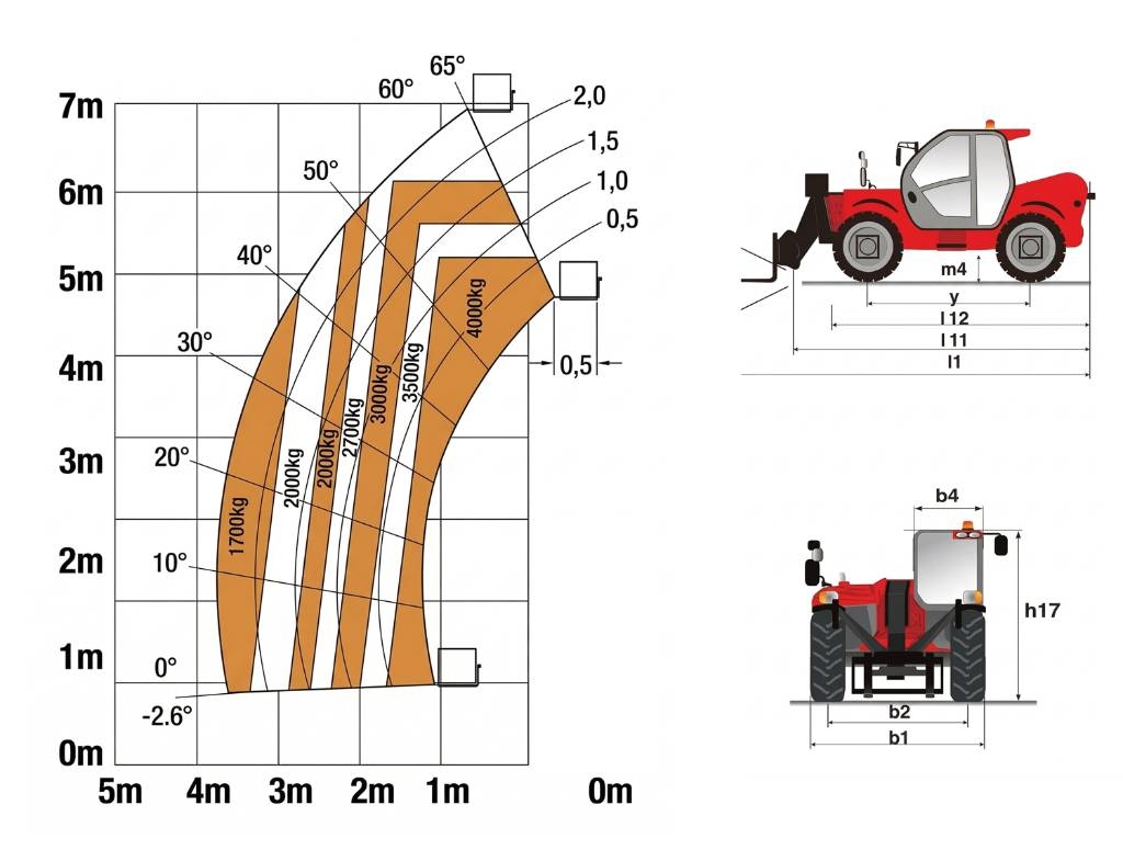 Günstig GT3007 telehandler مناولات متداخلة