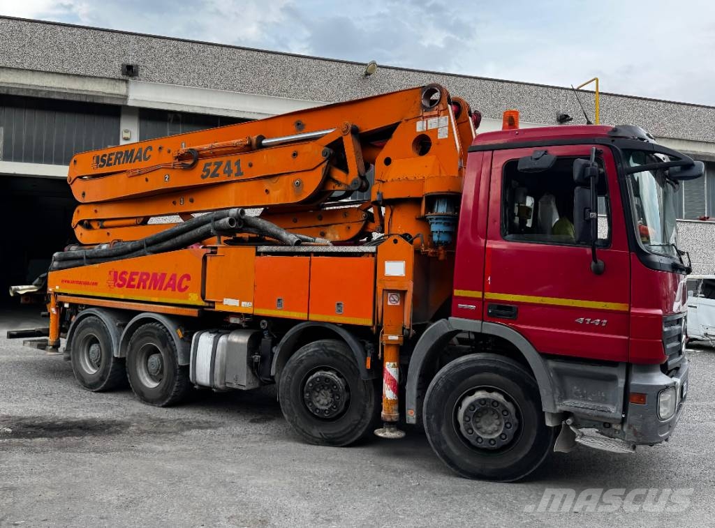 Mercedes-Benz Actros 4141 Sermac 37 m 5Z37 / Euro 5 مضخات خرسانة