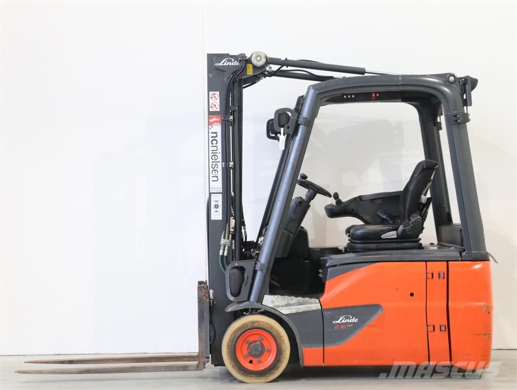 Linde E16 EVO/386-02 شاحنات ذات رافعات شوكية تعمل بالكهرباء