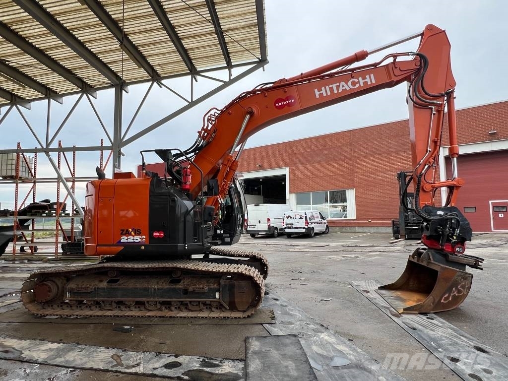 Hitachi ZX225USLC-6 Rototilt + autolube - crawler excavators for