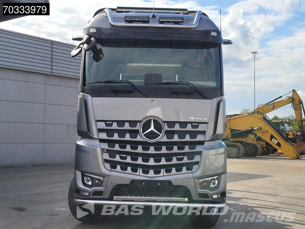 Mercedes-Benz Arocs 3763 8X4 Holztransport timber Truck Full Ste Hout-Bakwagens
