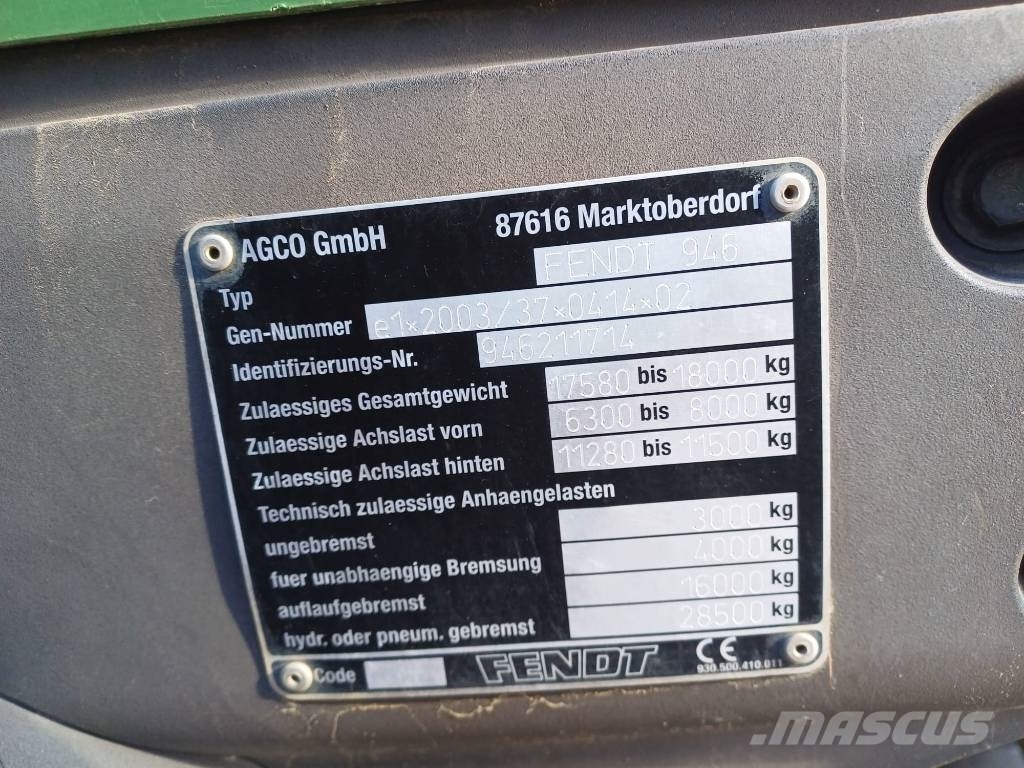 Fendt 939 Vario SCR Power Plus Tractors