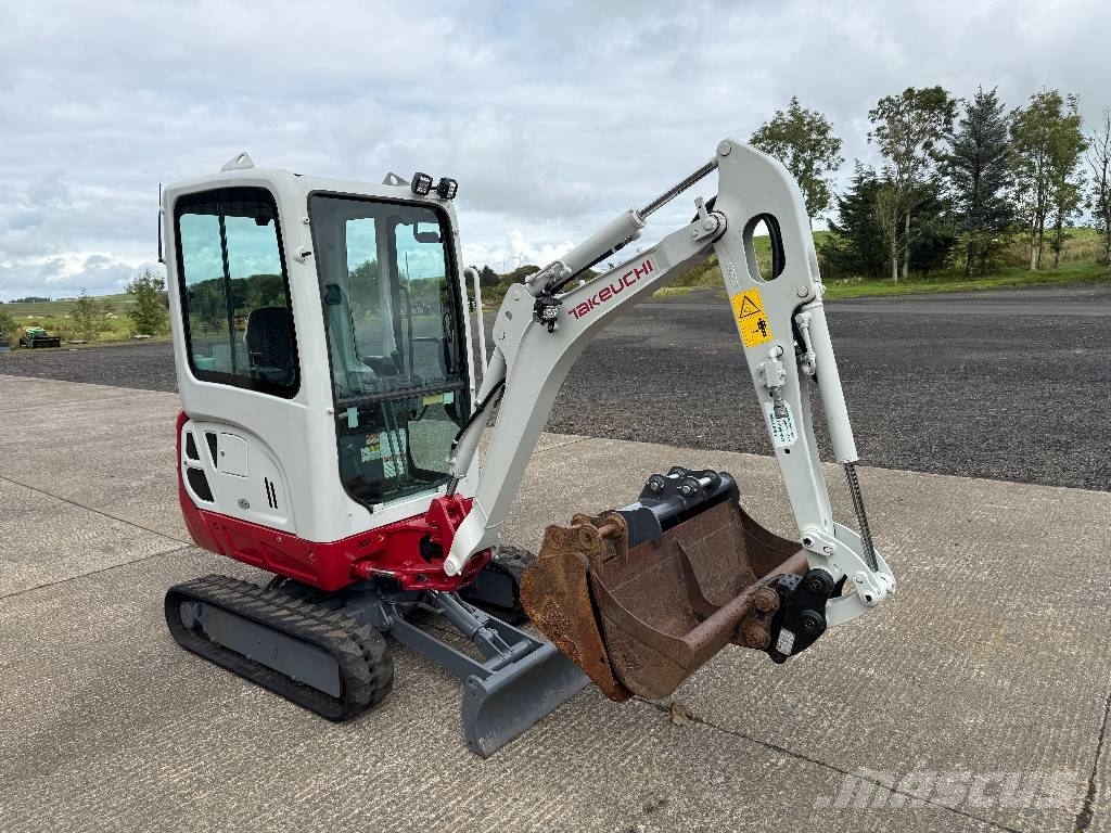 Takeuchi TB 216 Mini ekskavatörler, 7 tona dek