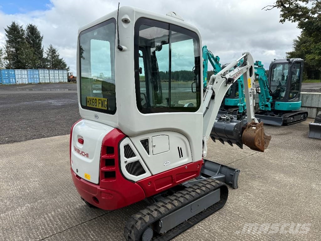 Takeuchi TB 216 Mini ekskavatörler, 7 tona dek