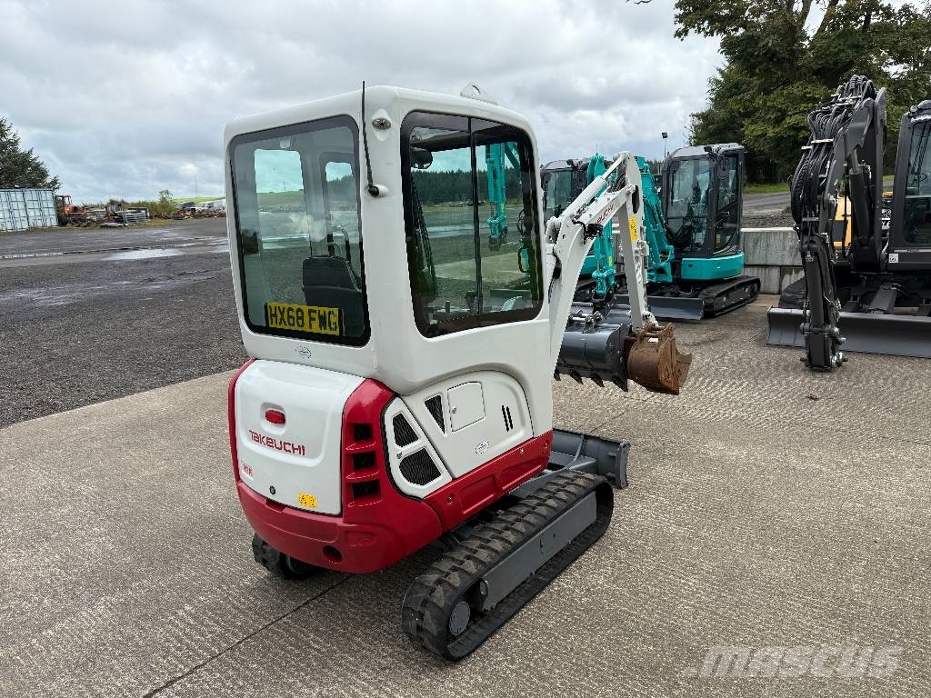 Takeuchi TB 216 Mini ekskavatörler, 7 tona dek