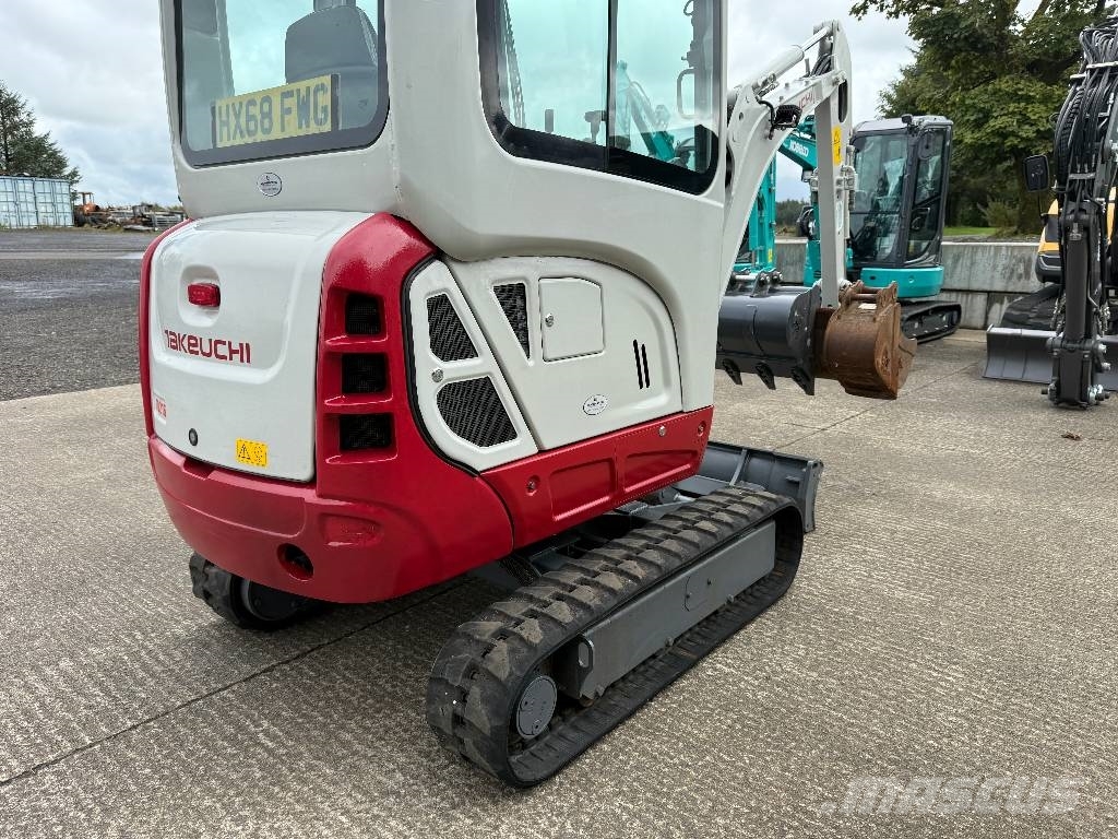 Takeuchi TB 216 Mini ekskavatörler, 7 tona dek