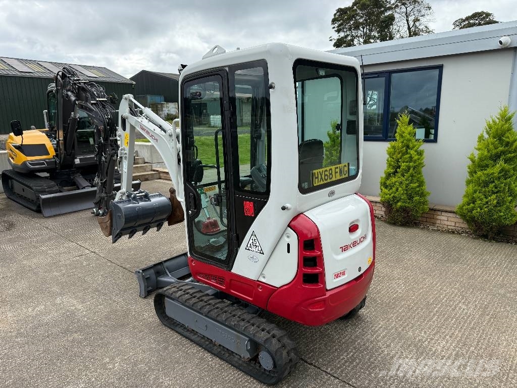 Takeuchi TB 216 Mini ekskavatörler, 7 tona dek