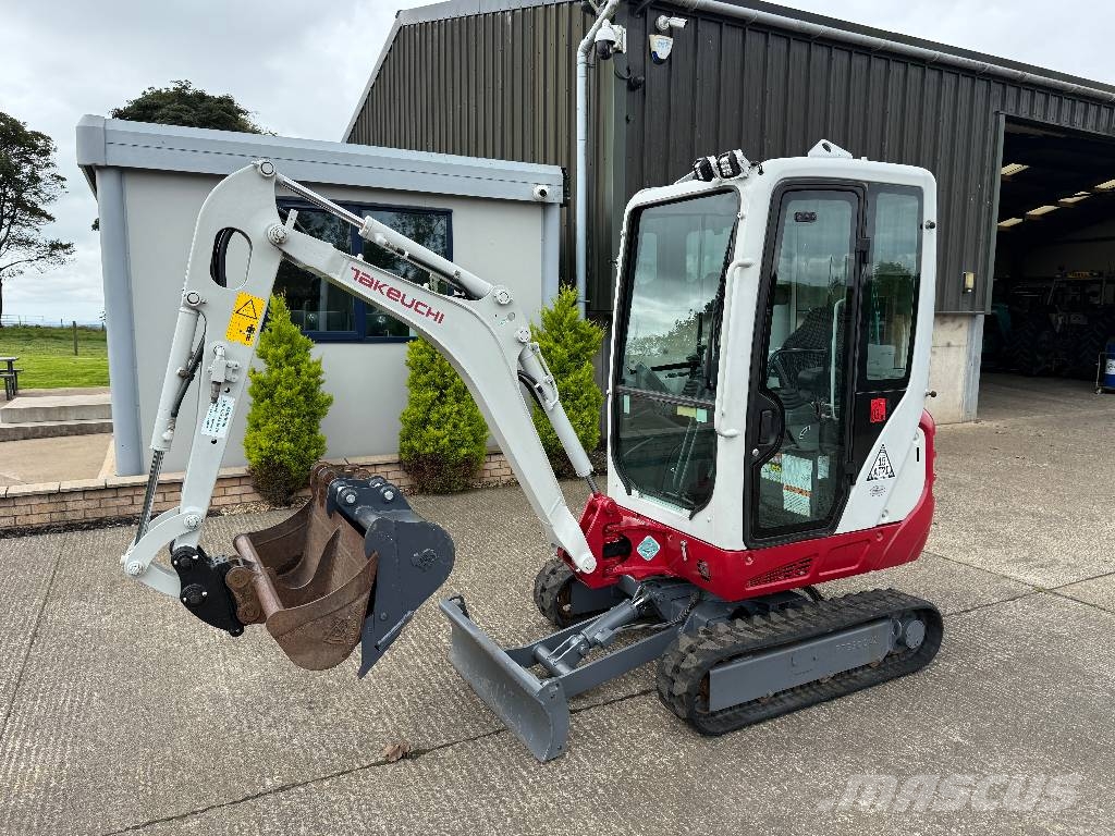 Takeuchi TB 216 Mini ekskavatörler, 7 tona dek