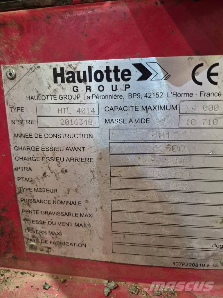 Haulotte HTL 4014 مناولات متداخلة