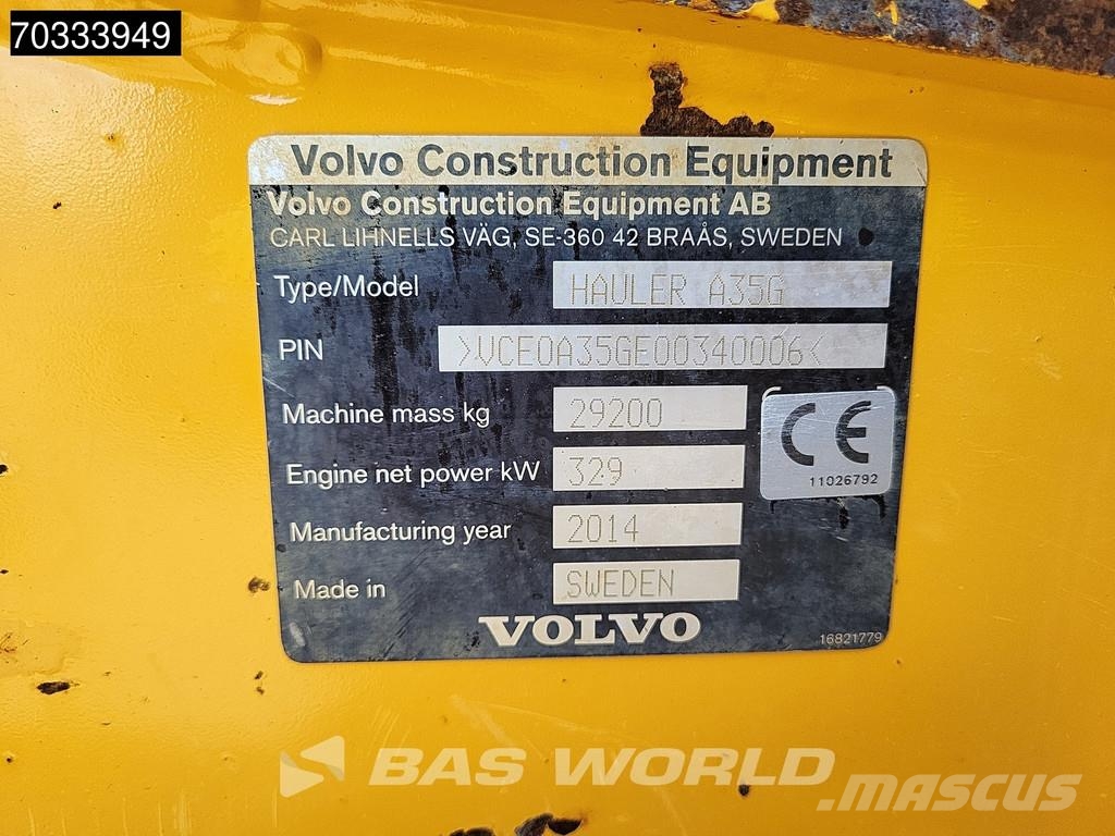 Volvo A35 G ساحبات مفصلية