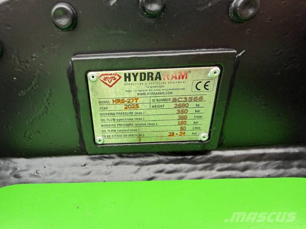 Hydraram HRS-27 TT Metaal Schaar/Metal Shear/Metallschere Scharen