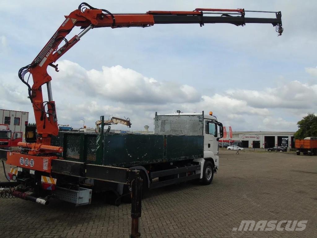 MAN TGS 18.440 + ATLAS 165 + EURO 5 + TRAILER 3 AXLE Univerzálne terénne žeriavy