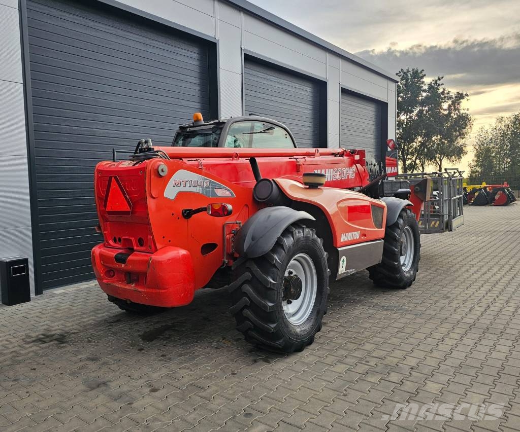 Manitou MT1840A Kosz Rozkładany 4m Sterowanie Radi Telescopic wheel loaders