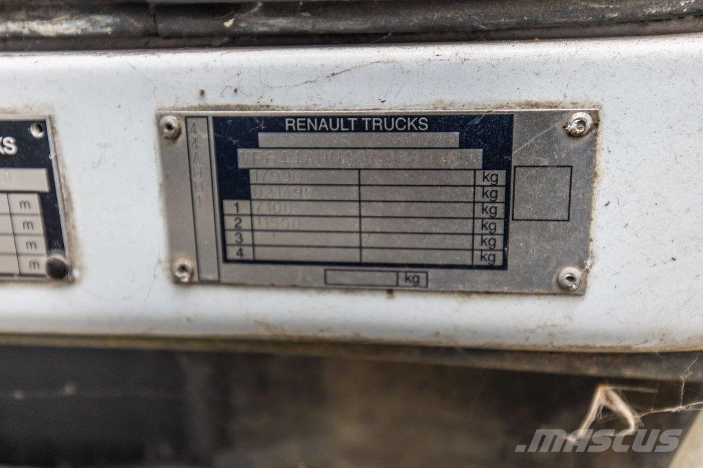 Renault MIDLUM 270(18T)+DHOLLANDIA+MOTEUR HS Samochody ciężarowe ze skrzynią zamkniętą