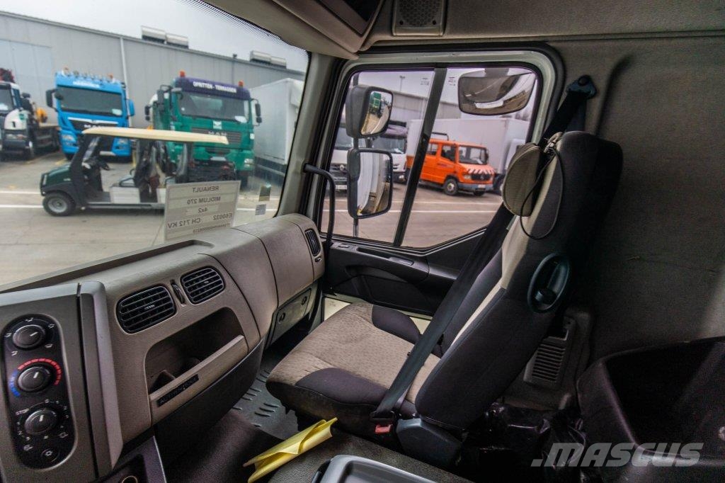 Renault MIDLUM 270(18T)+DHOLLANDIA+MOTEUR HS Bakwagens met gesloten opbouw