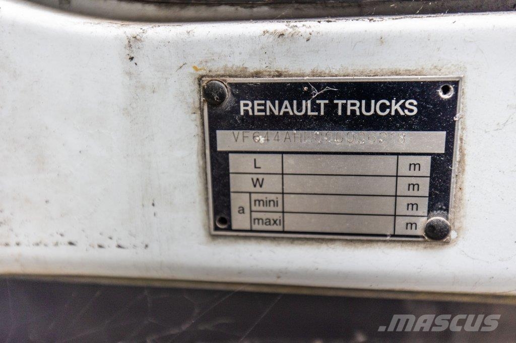 Renault MIDLUM 270(18T)+DHOLLANDIA+MOTEUR HS Bakwagens met gesloten opbouw