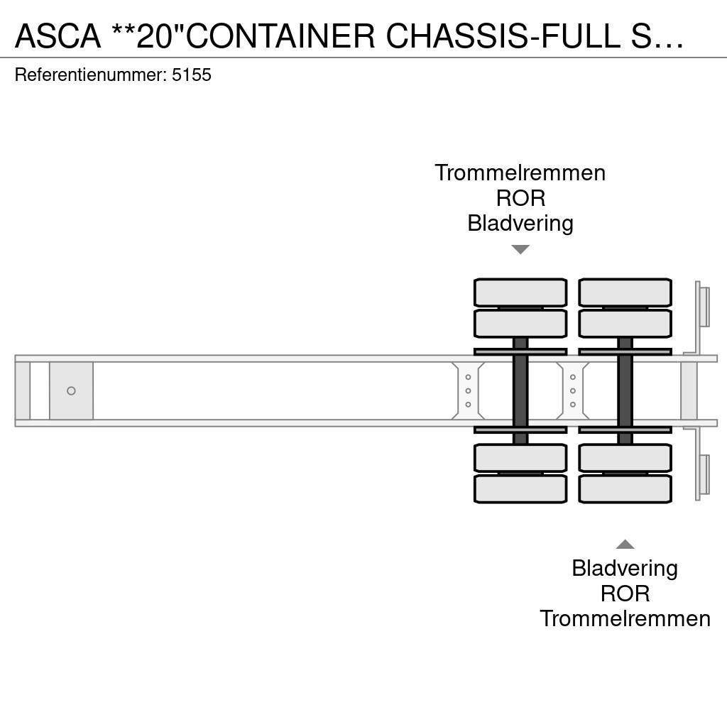 Asca **20"CONTAINER CHASSIS-FULL STEEL** Containerchassis