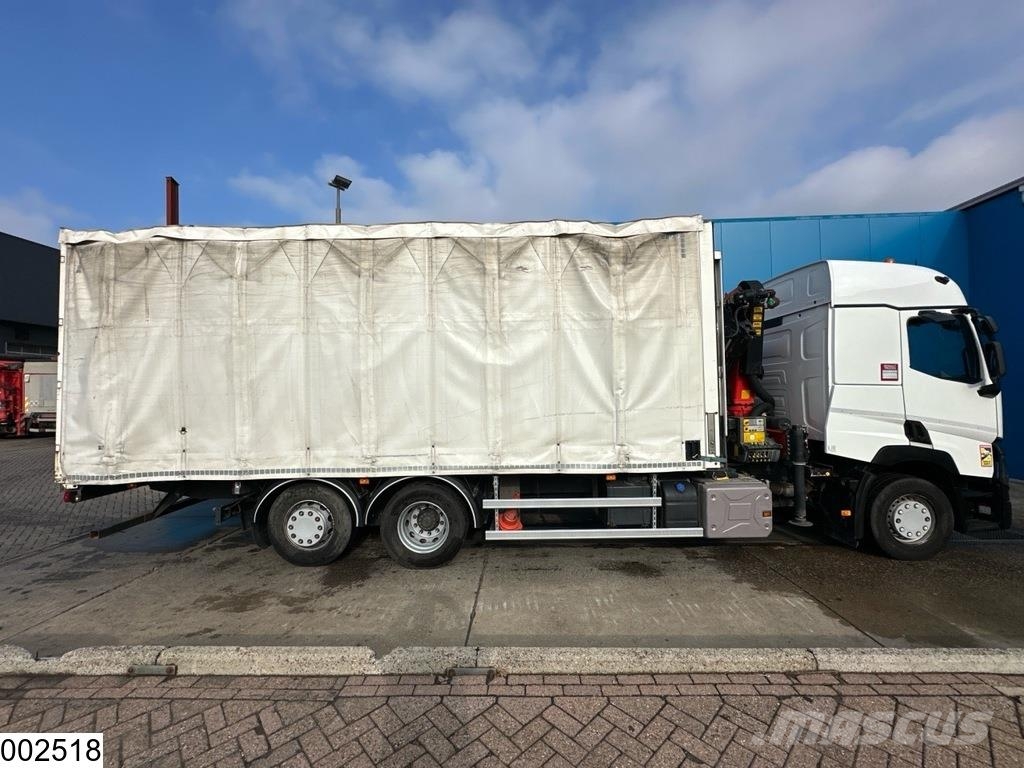 Renault T 430 EURO 6, 6x2, steering axle, Palfinger Valníky/Sklápěcí bočnice