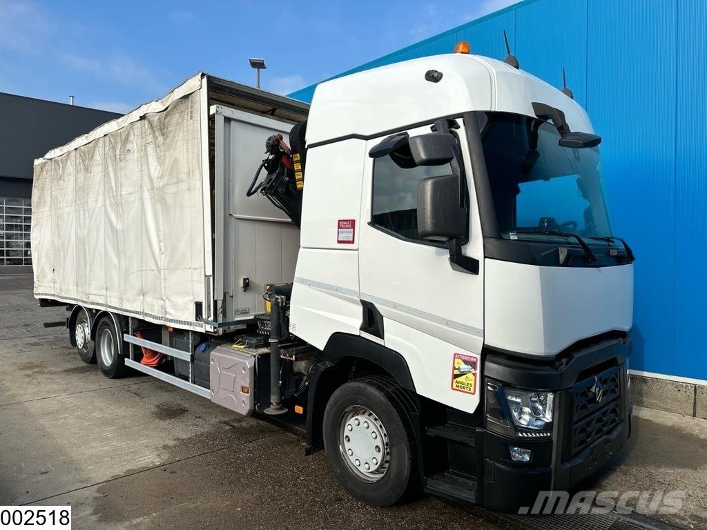 Renault T 430 EURO 6, 6x2, steering axle, Palfinger Valníky/Sklápěcí bočnice