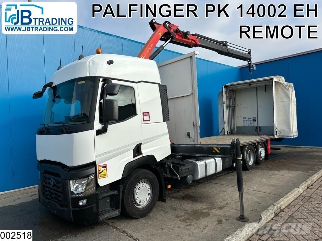 Renault T 430 EURO 6, 6x2, steering axle, Palfinger Valníky/Sklápěcí bočnice