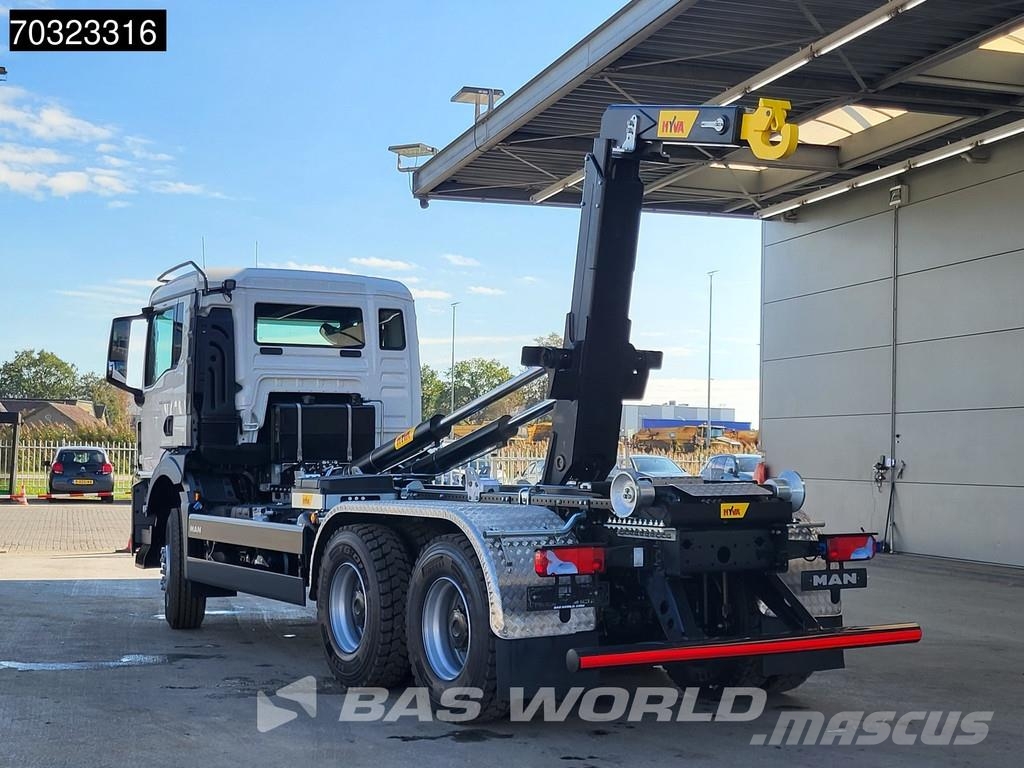 MAN TGS 33.480 6X4 NEW! HYVA 20-53-S Big-Axle 3900mm W Rol kiper kamioni sa kukom za podizanje tereta